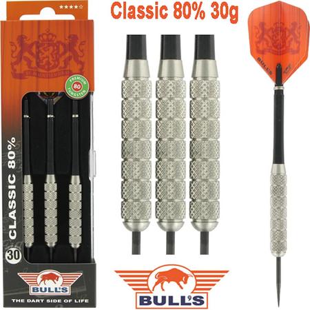 Bulls Classic 80% 30 gram Steeltip Dartpiljen